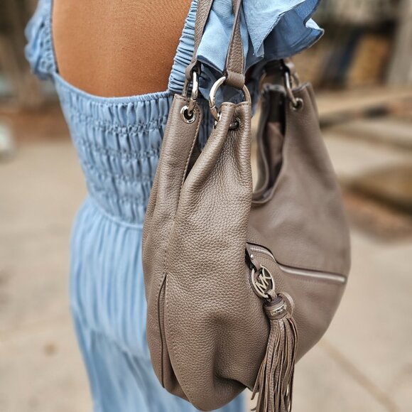 Michael Kors Large Hobo Leather Shoulder Bag Pre-owned - Picture 6 of 9